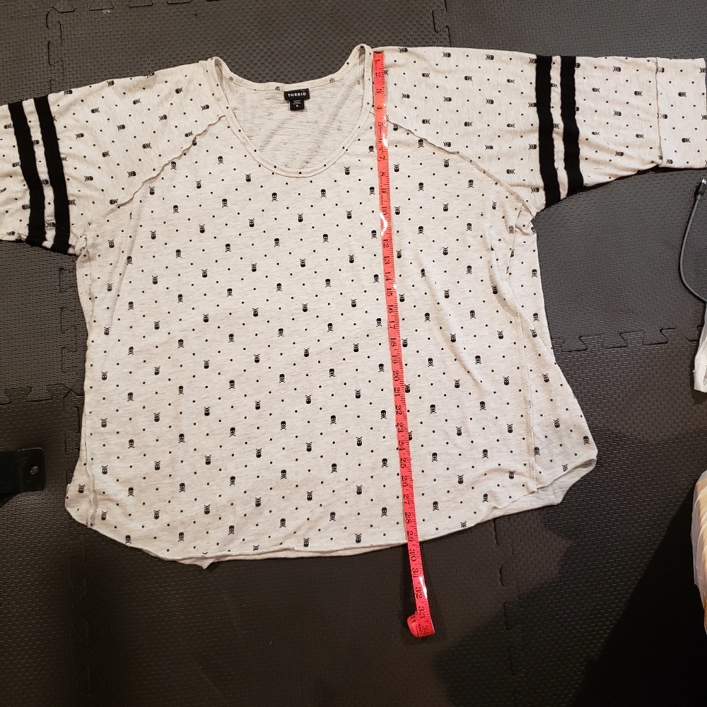Polka Dot Skull Top